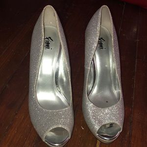 Silver heels